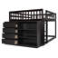 Lit superposé avec 4 tiroirs et 3 tablettes-1057101797-1057101799
