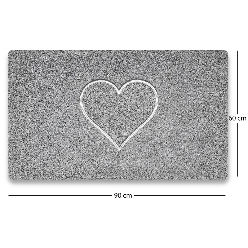 Recyclable PVC Non-Slip Shower Mat, Rectangle- 90" L x 60" W