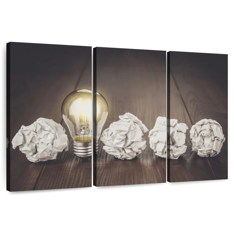 Alcaraz Bright Idea, 32" H x 50" W