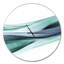 Horloge murale moderne à motif scintillant bleu clair-57905820-34157450
