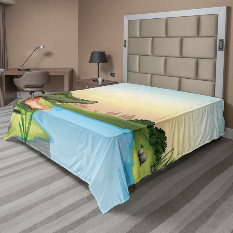 Drap plat Ambesonne, Drap plat pour très grand lit californien