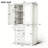 Tall & Wide Storage Cabinet With Doors & Three Drawers - Suitable For Bathroom & Office-741014636