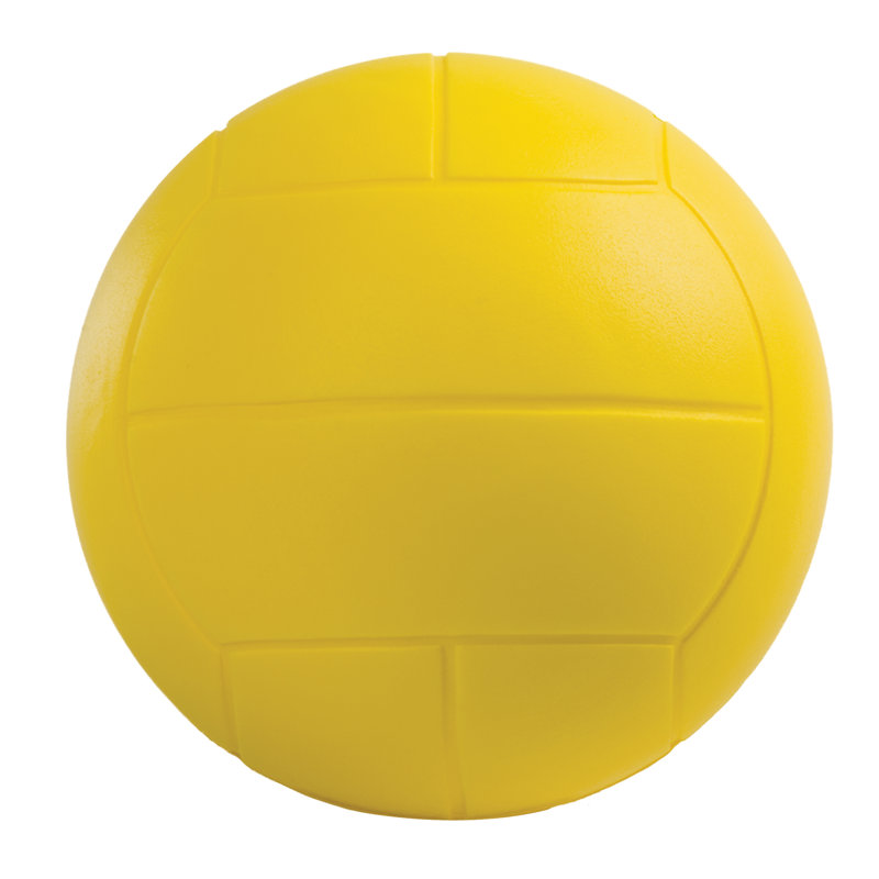 Volleyball en mousse haute densité avec revêtement Champion Sports, jaune