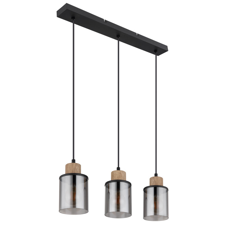 Alishaa 3 - Light Matte Black Pendant
