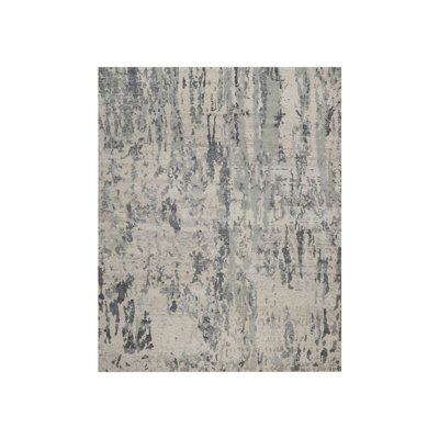 Tapis oriental rectangulaire en laine noué à la main 8 pi 0 po x 10 pi 0 po - MOA10291825