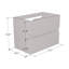 Meuble-lavabo simple 31,5 po avec plateau Oakleaf