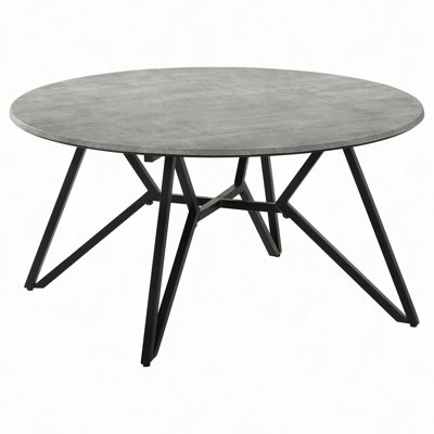 Garfield Cement 3-Piece Round Coffee And End Table Set