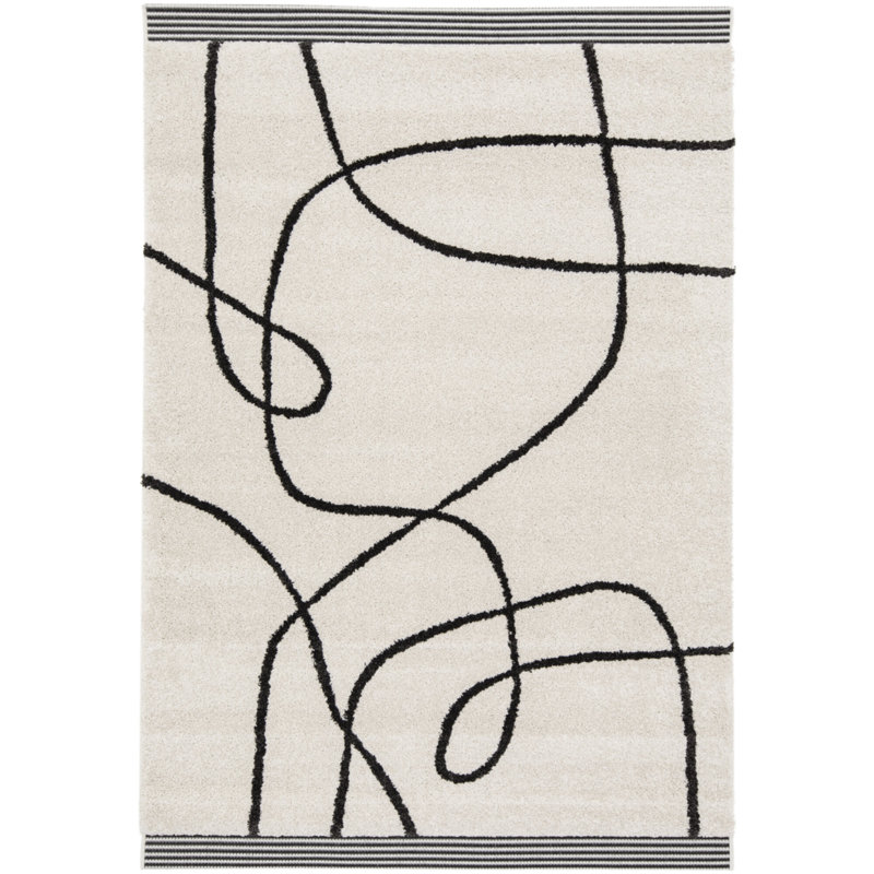 Bassim Abstract Area Rug, Rectangle 200 x 290cm