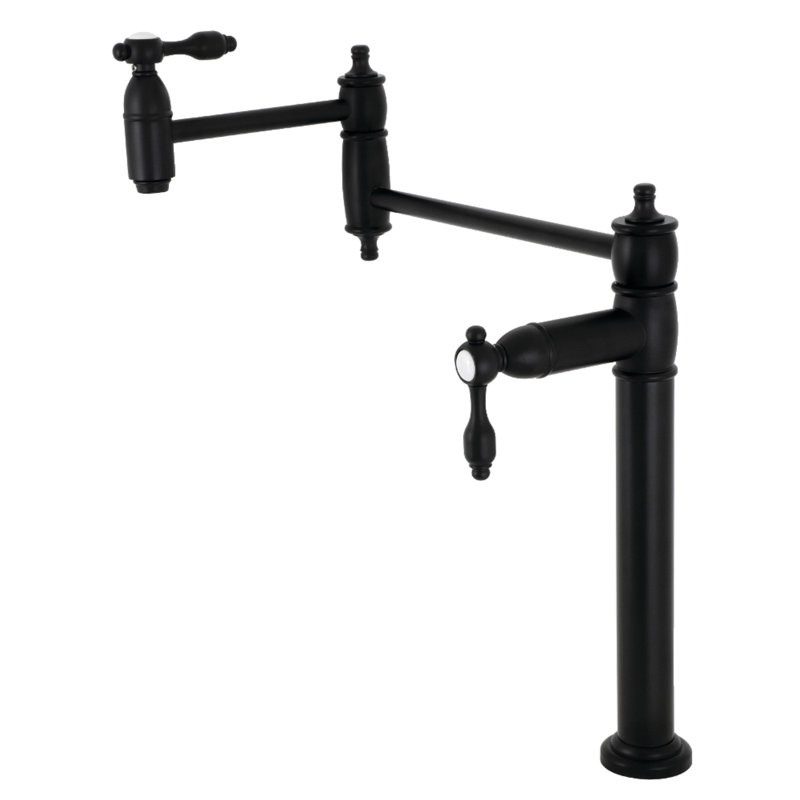 Robinet remplisseur Kingston, Noir mat