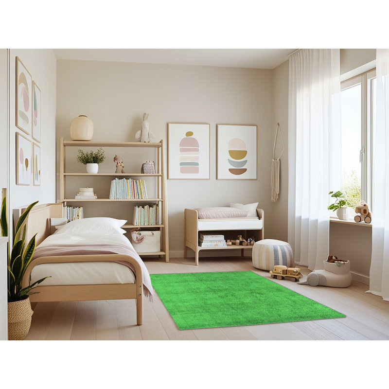 Elica Washable Indoor Rug, Rectangle 4' x 6'
