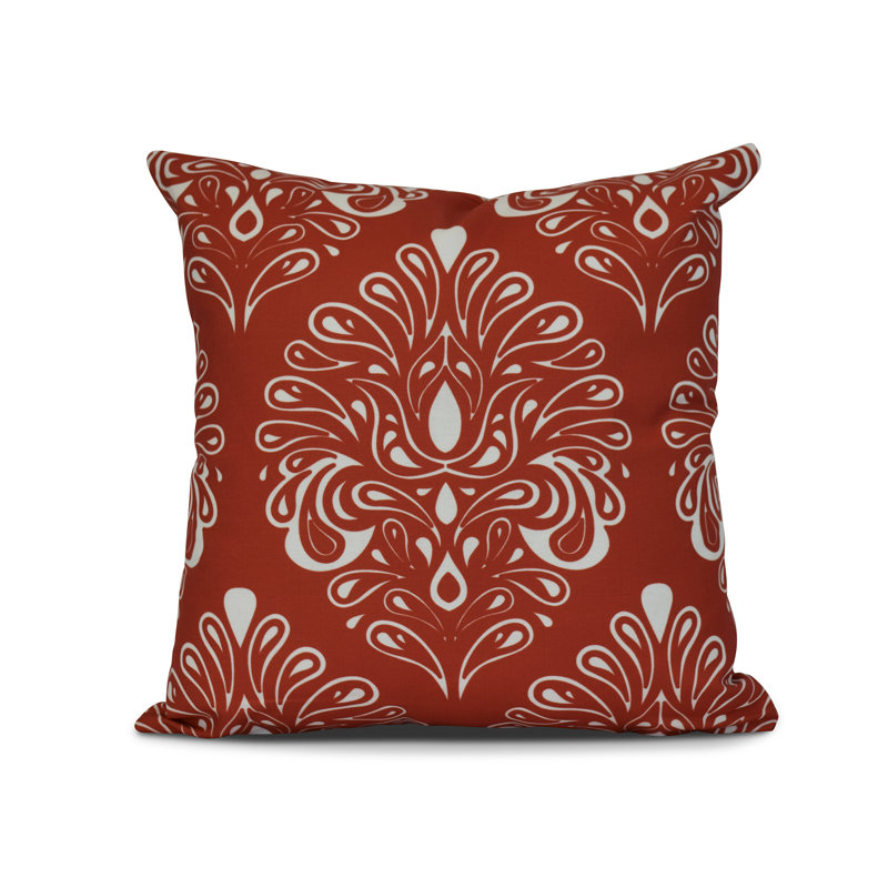 Housse de coussin et insert Tropical Resort, H 16 po x l 16 po x P 3 po, Orange