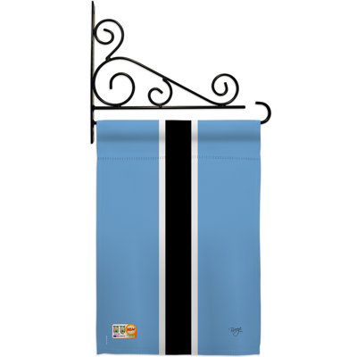 Double Sided 18.5'' H x 13'' W Polyester Flag Set