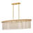 Artisanal 40.25 in. Five-Light Beaded Linear Chandelier