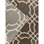 Olympic Geometric Area Rug in Taupe/Cream
