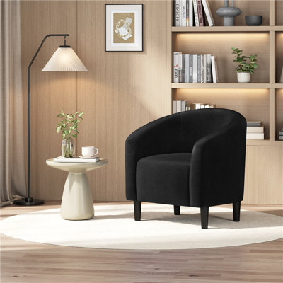 Robeson 28" Wide Velvet Barrel Chair