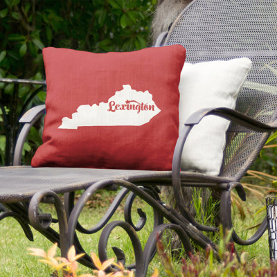 Outdoor Reversible Throw Pillow