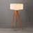 Quattro Solid Wood 31" Tripod Table Lamp-96191267
