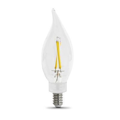 Ampoule DEL Feit CA10 (embout de flamme) E12 (candélabre) blanc doux 25 watts, équivalente à 2