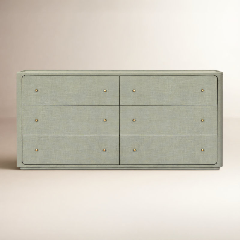 Paula 6 - Drawer Dresser, Laurel Sage