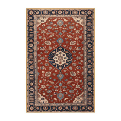 Machine Washable Persian Brown Area Rug