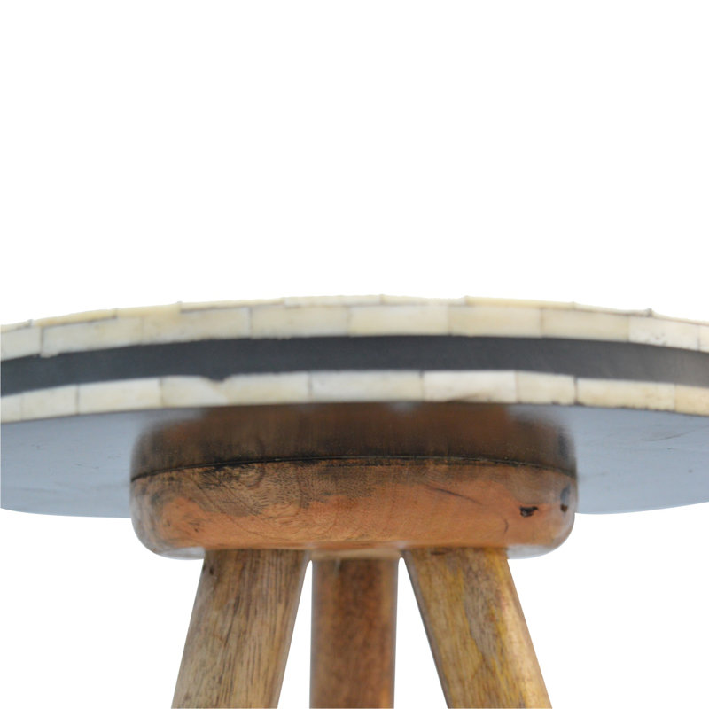 Tabouret à trépied Bone Inlay
