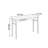 Simple Durable Cherry Wood Narrow Writing Desk-858982194