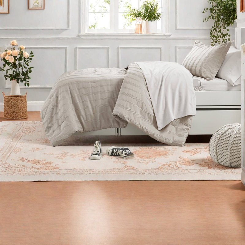 Ensemble de literie moderne à rayures tissées, polyester doux simple / simple TG pour les espaces confortables