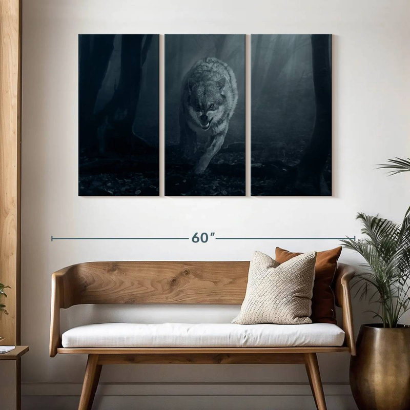 Mad Wolf, 32" H x 50" W
