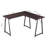 Moree L-Shaped Steel Computer Desk