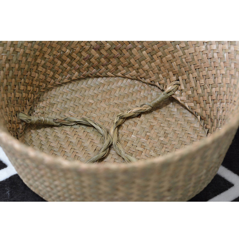 Bay Isle Home™ Wicker Decorative Basket, 11" H x 12.6" W x 12.6" D