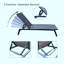 Chaise longue sans accoudoirs en métal Emris-88400238