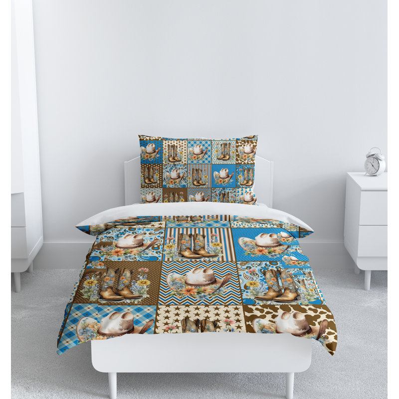 Modern & Contemporary Duvet Cover, Twin Duvet Cover + 1 Queen Sham