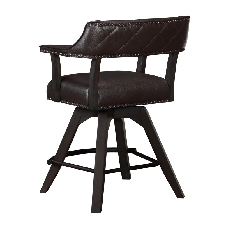 Tabouret de comptoir pivotant rembourré Diamond, Tabouret de comptoir (siège d'une hauteur de 24 p