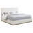 Boucle Upholstered Wingback Platform Bed-1935837251-1937323221