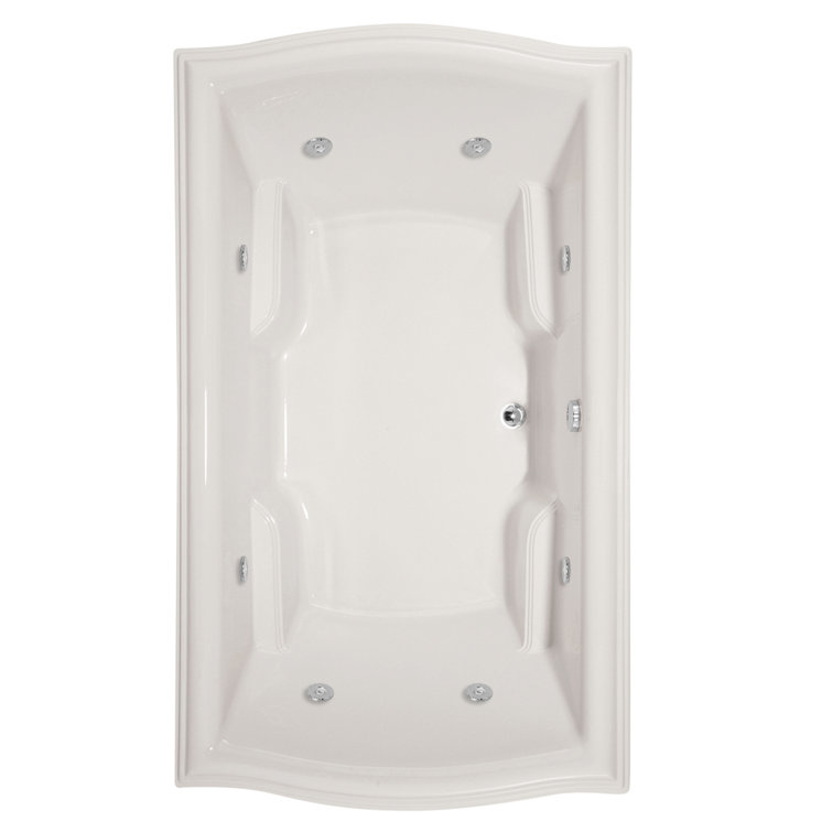 Baignoire tourbillon encastrable 72 po x 42 po Designer