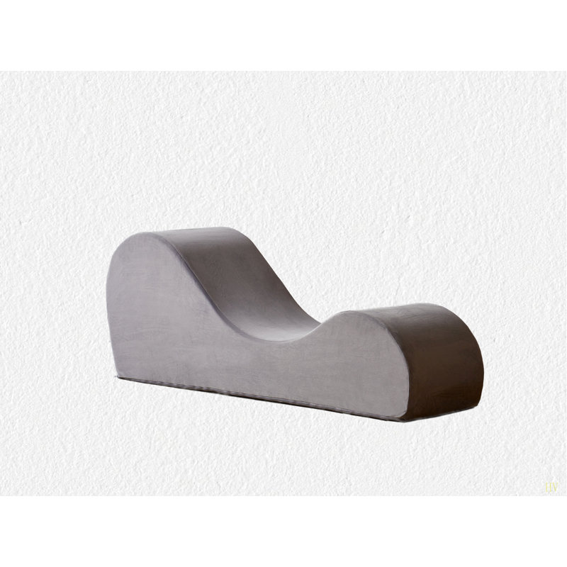 Chaise longue Solace, conception ergonomique avec noyau en mousse haute densité à la fois doux et ferme, housse amovible lavable à la machine