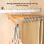 Porte-pantalons réglables en bois massif-1214186519