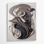 Abstrait art figuratif gris sur toile 100-2050847126