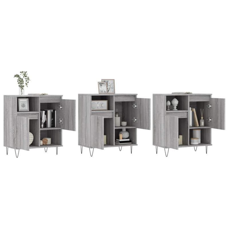Berneice 180cm Sideboard, Grey Sonoma