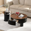 Ensemble de tables basses rondes-599221745-599221747