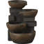 Burnet Weather Resistant Cascade Fountain with Light