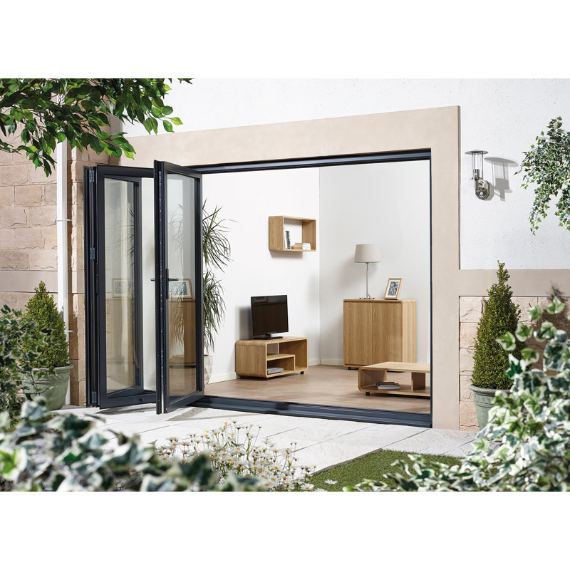 Aluvu Prefinished Bi-Fold Door, Left, 209.5cm H x 179.5m W x 7.6cm D