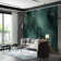 Emerald Glow Abstract Luxury Marble Wallpaper