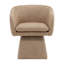 Jonie Upholstered Swivel Chair, Camel-1556702324