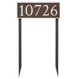 Serif 1-Line Lawn Address Sign
