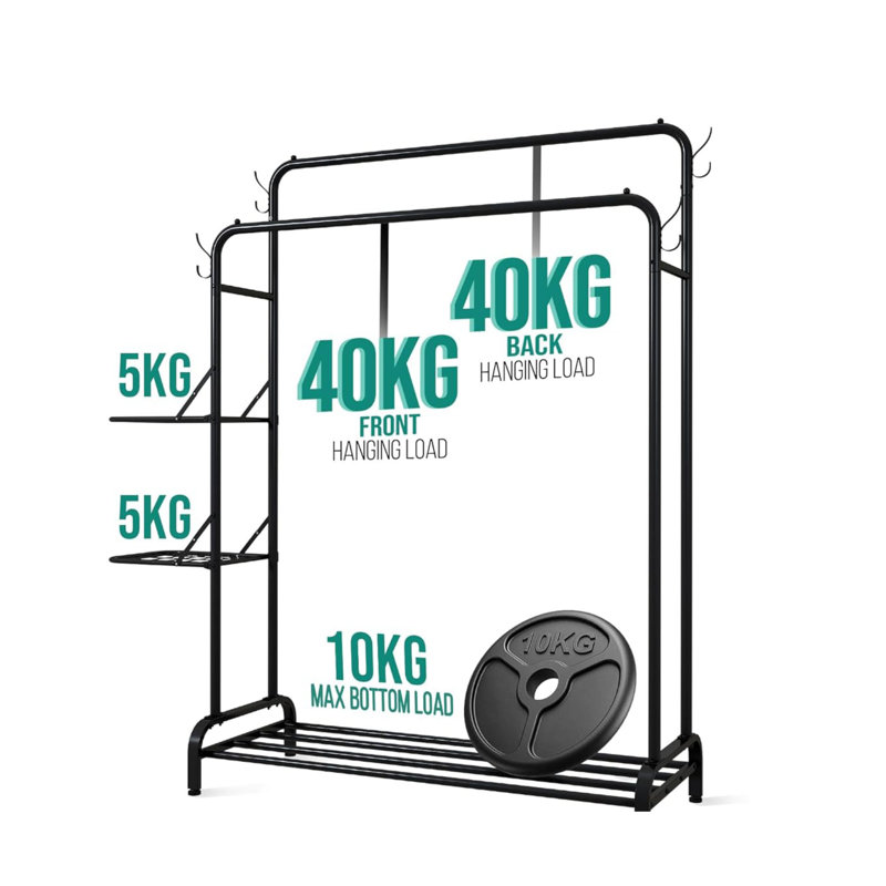 110cm Rolling Clothing Rack