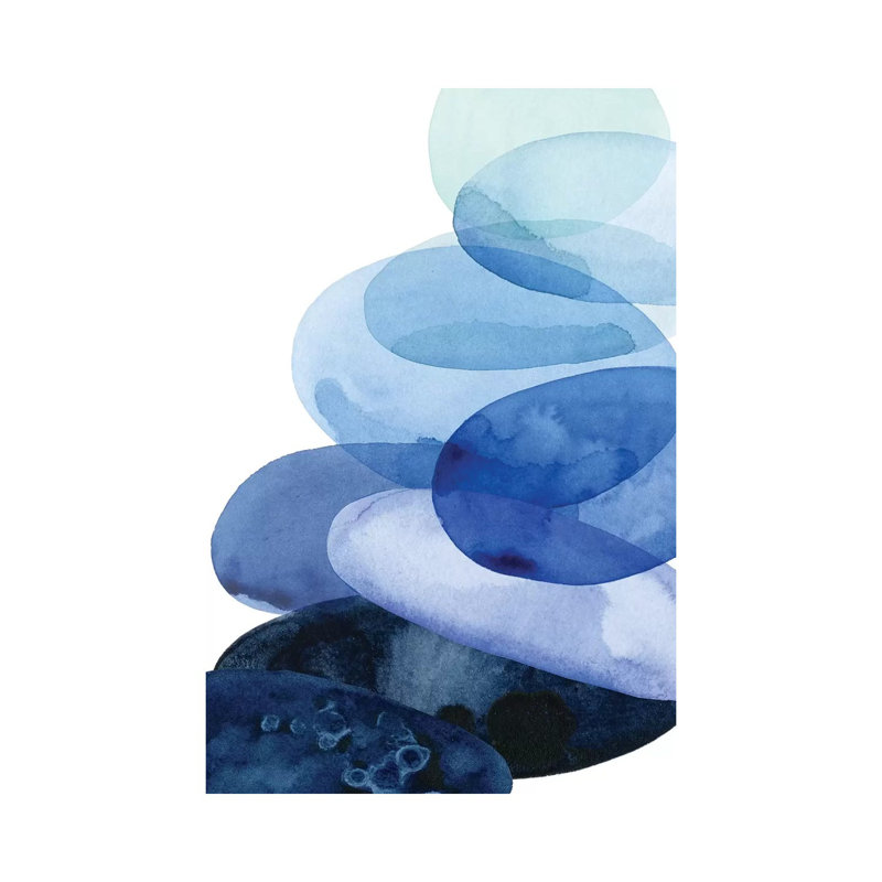 River Worn Pebbles I 1 Piece Wrapped Canvas Painting, 101.6cm H x 66.04cm W x 1.91cm D