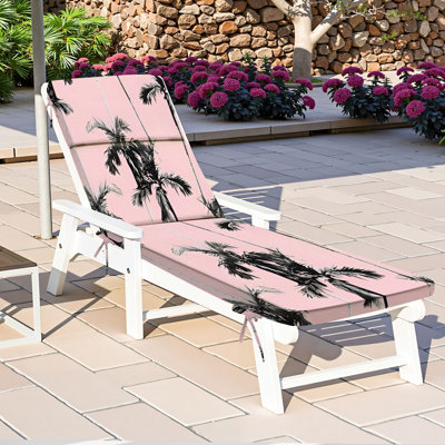 Pink Chaise Lounge Cushions East Urban Home Outdoor Indoor