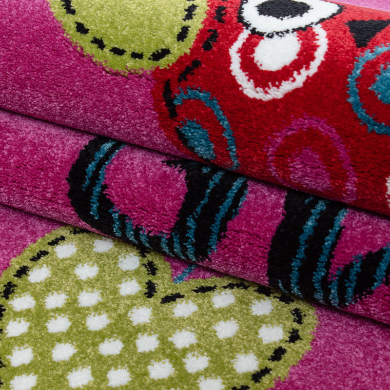 Orville Pink Rug, Rectangle 160 x 230cm