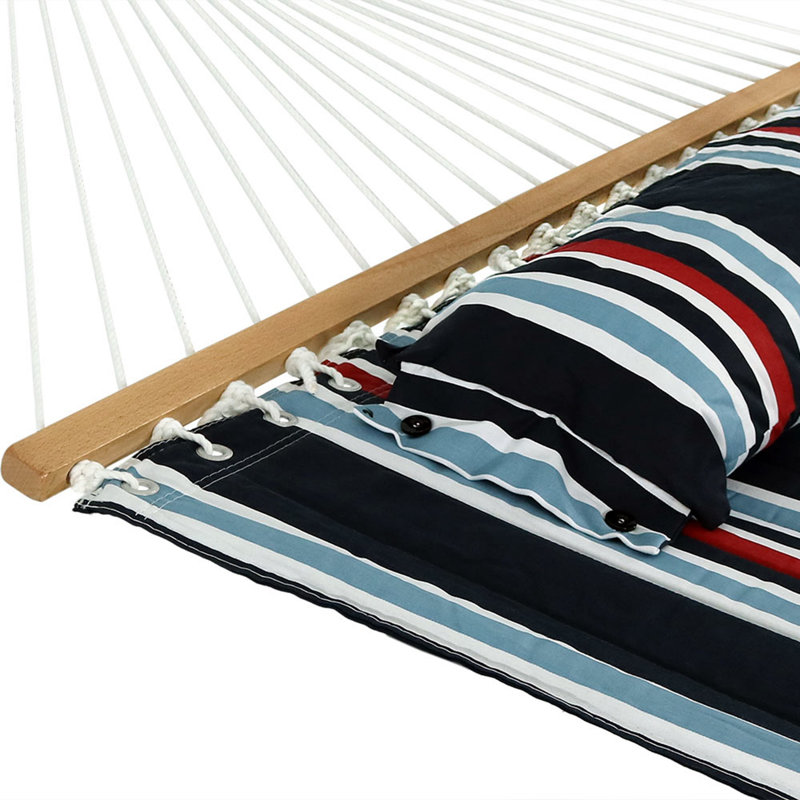 Hamac de bar en polyester matelassé pour 2 personnes avec support 15 pi Mullin, Flanc de montagne